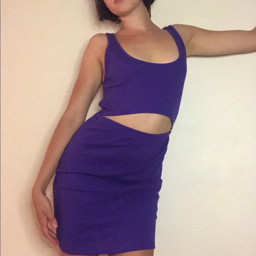 Cutout Indigo Dress